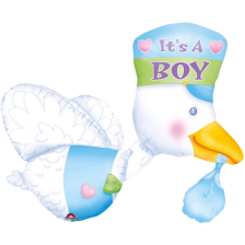 Multiballoon It's A Boy Stork